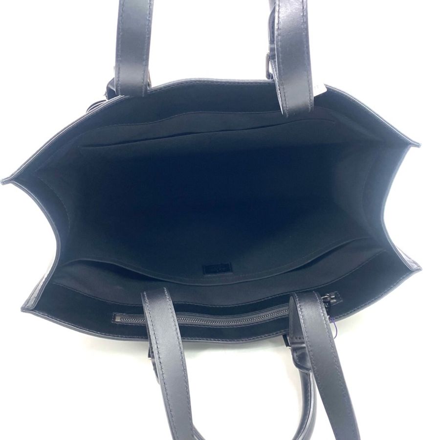 99新 Louis Vuitton 路易威登 新款黑老花sac plat托特包-7