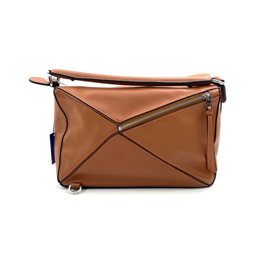 LOEWE罗意威 焦糖色中号puzzle手提单肩包-1