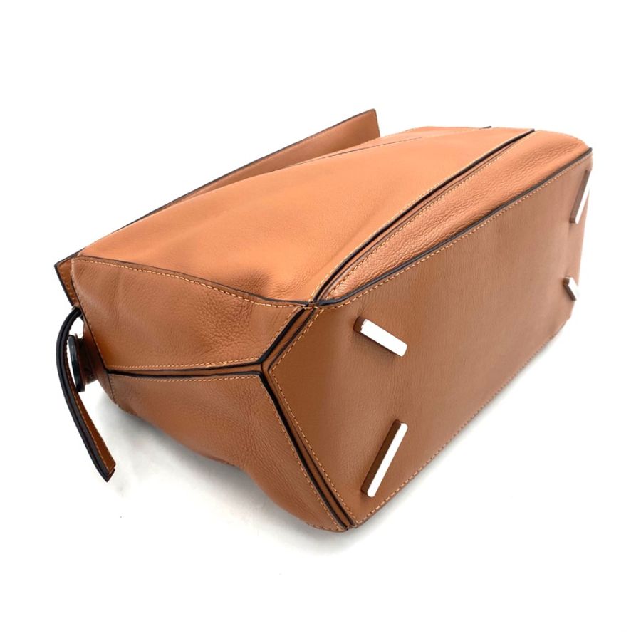 LOEWE罗意威 焦糖色中号puzzle手提单肩包-2
