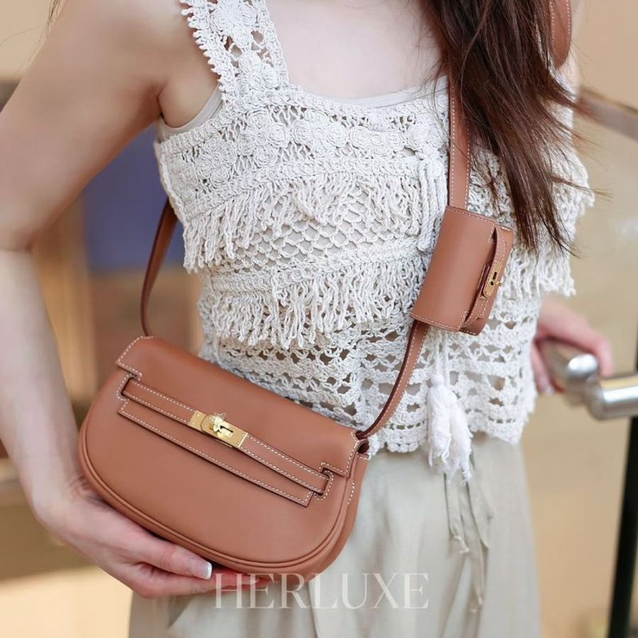 HERMES Kelly Moove - Gold 37 金棕銀 W-1