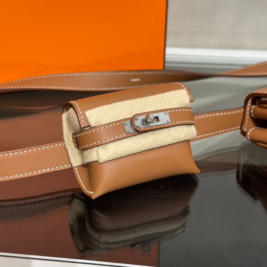 HERMES Kelly Moove - Gold 37 金棕銀 W-6