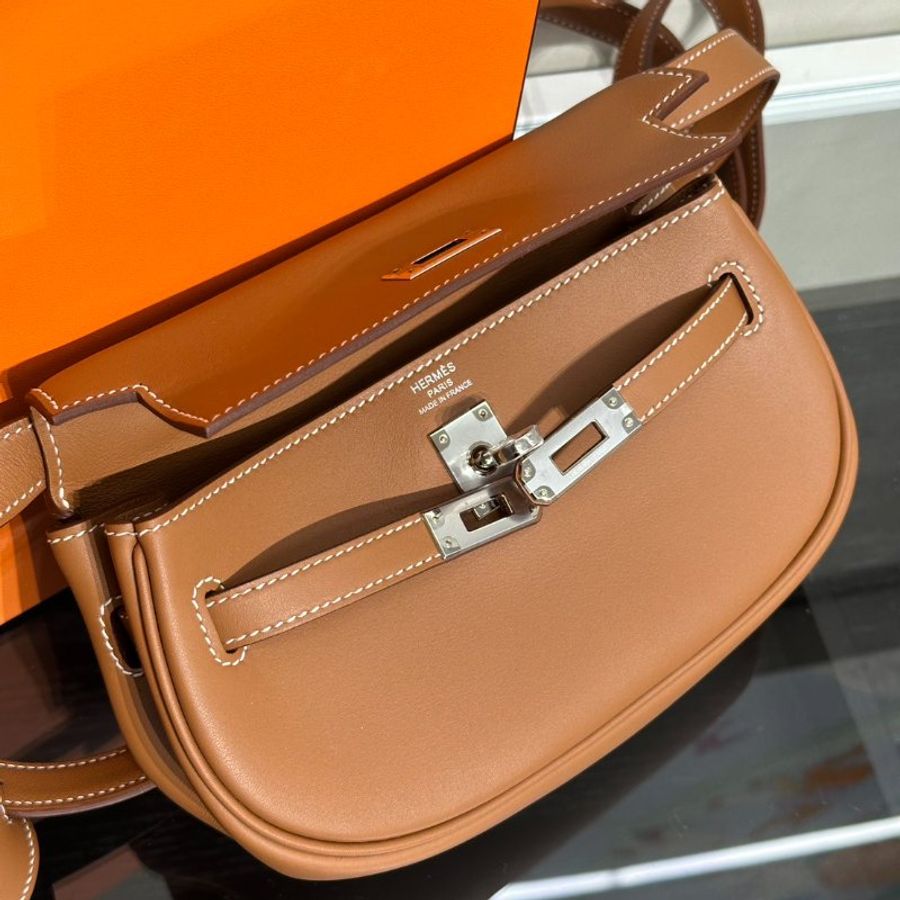 HERMES Kelly Moove - Gold 37 金棕銀 W-9