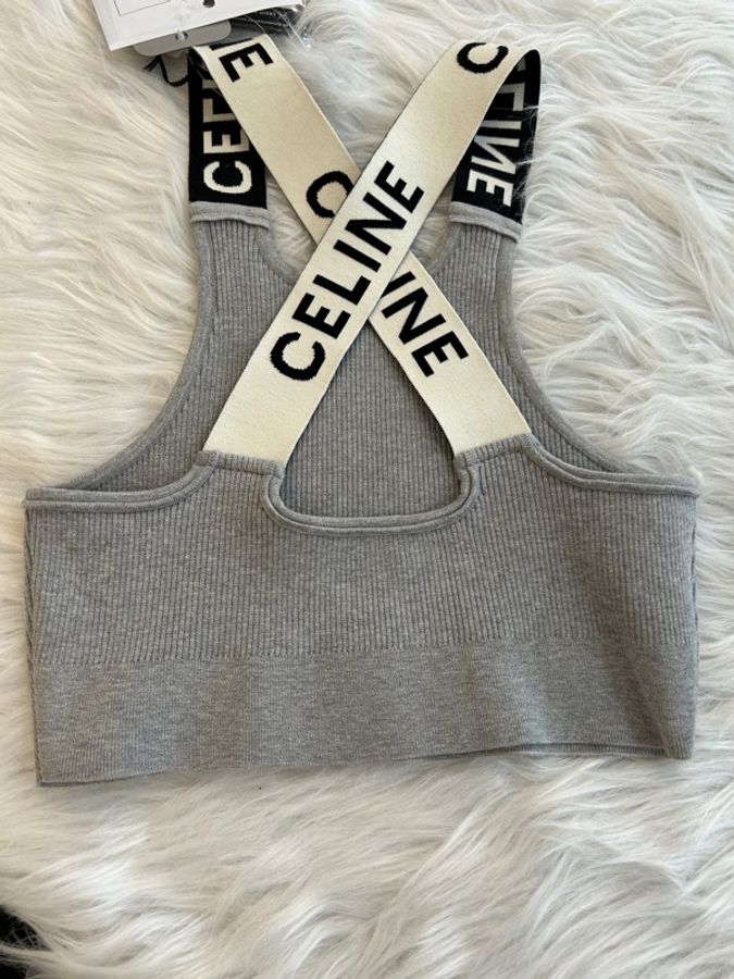 Celine logo 小背心 S號-1