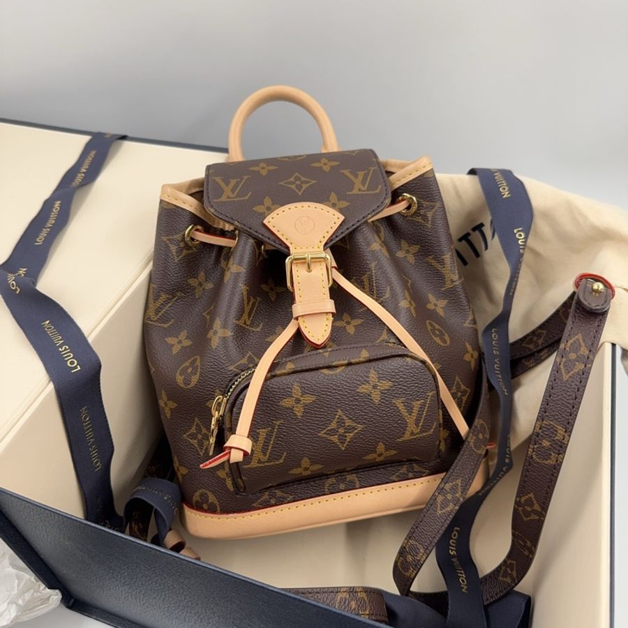 LV原花Montsouris Mini束口下蓋MINI後背包M11199-1