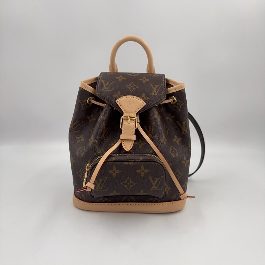 LV原花Montsouris Mini束口下蓋MINI後背包M11199-4