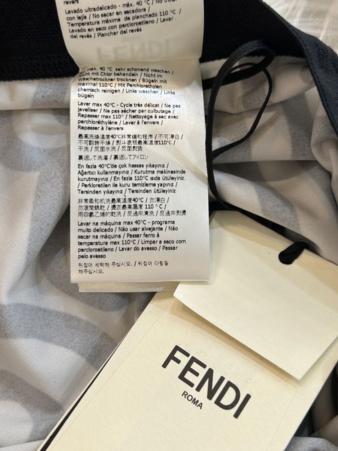 Fendi 白底 滿版印花 Marc Jacob’s 聯名款 長褲 內搭褲-4