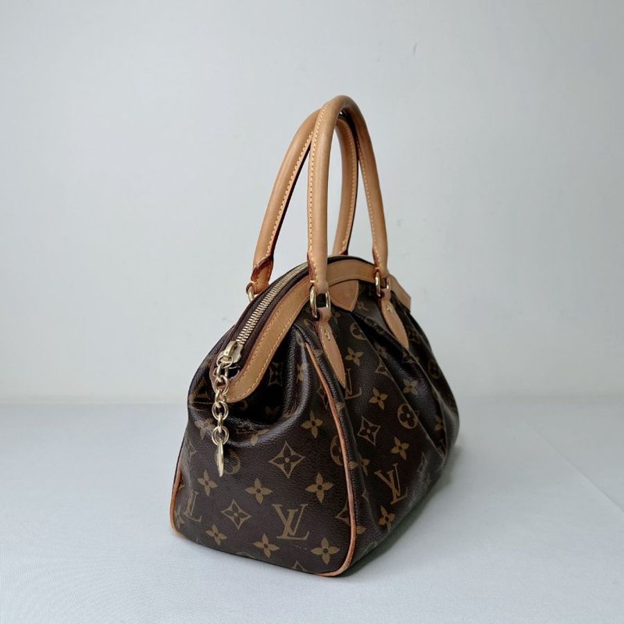 LV Tivoli PM小款老花手提包-3