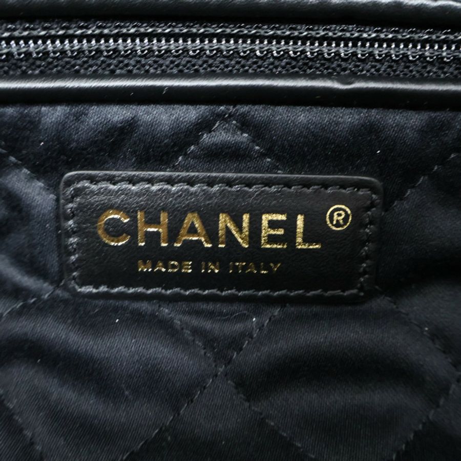 黑色 牛皮 22 Small 鍊帶 肩背包【CHANEL 香奈兒】 AS3260-5