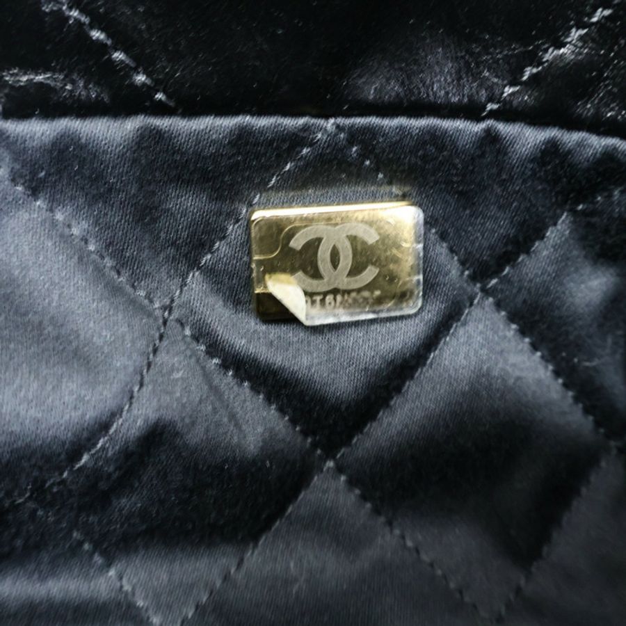 黑色 牛皮 22 Small 鍊帶 肩背包【CHANEL 香奈兒】 AS3260-6