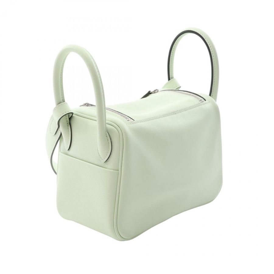 愛馬仕 Lindy 迷你肩斜背包 U Swift 皮革 Vert Fizz SHW-1