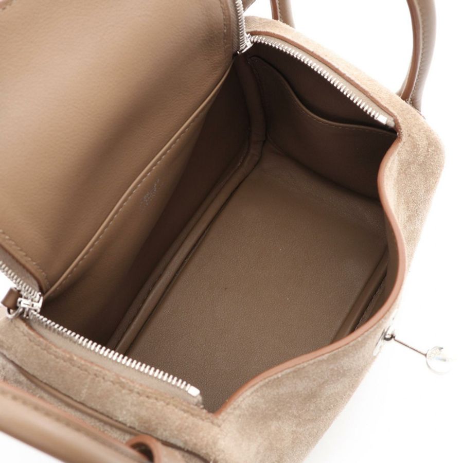 愛馬仕 Lindy Mini Gris Caillou 單肩斜背包 W 085955CK Grizzly Swift-2