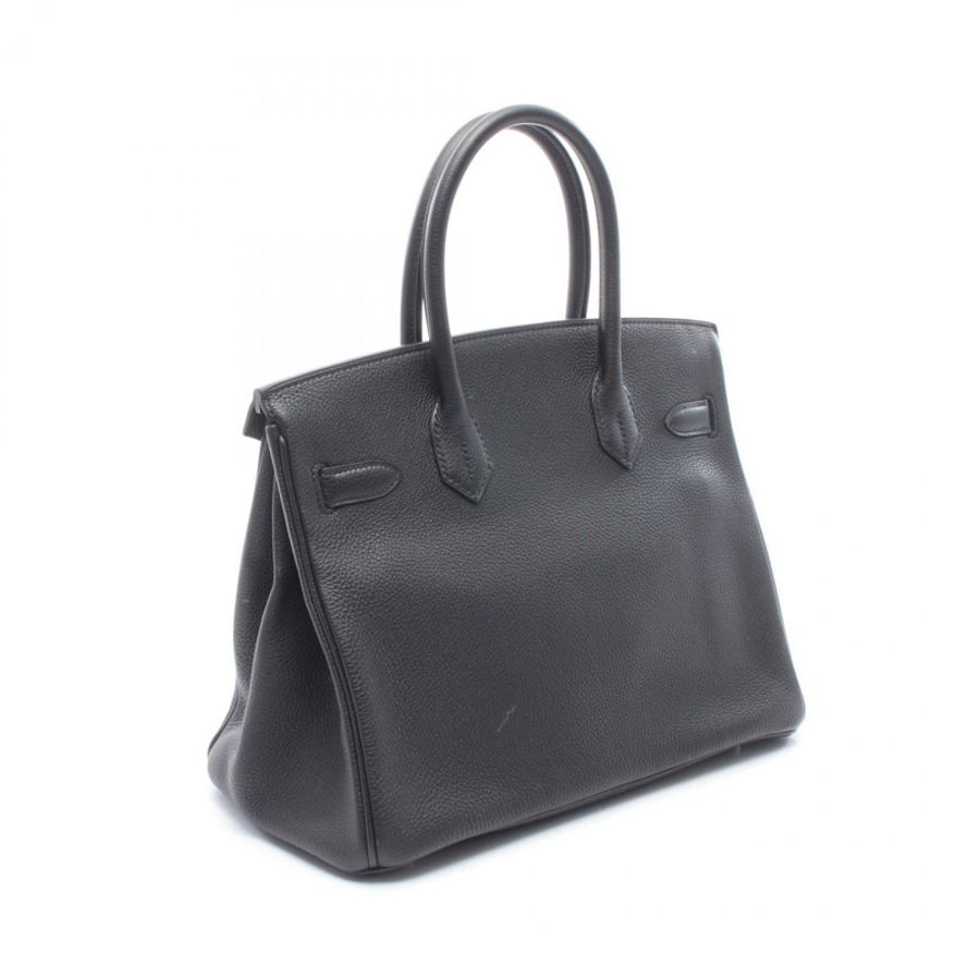 愛馬仕 Birkin 30 手提包,黑色 Togo 皮革,二手,女士款,帶五金配件-1