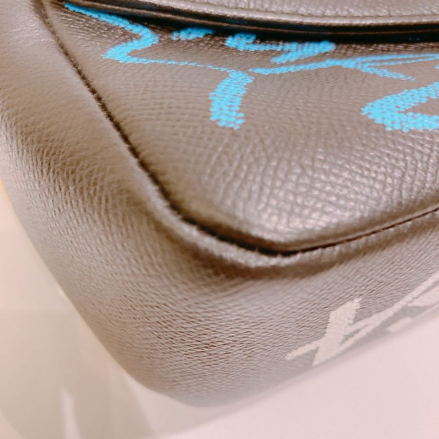 TW4889 Balenciaga 巴黎世家 塗鴉圖案 特別版 大容量BB Graffiti Chain Shoulder Bag Black x Mulit x PHW-5