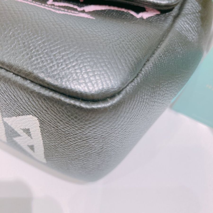 TW4889 Balenciaga 巴黎世家 塗鴉圖案 特別版 大容量BB Graffiti Chain Shoulder Bag Black x Mulit x PHW-6