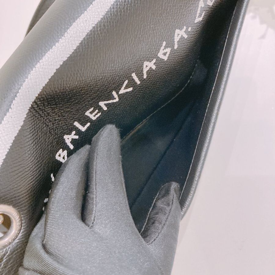 TW4889 Balenciaga 巴黎世家 塗鴉圖案 特別版 大容量BB Graffiti Chain Shoulder Bag Black x Mulit x PHW-14