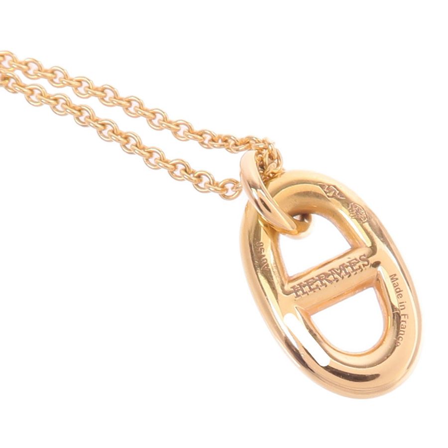 HERMES 18K玫瑰金Farandole PM項鍊-6
