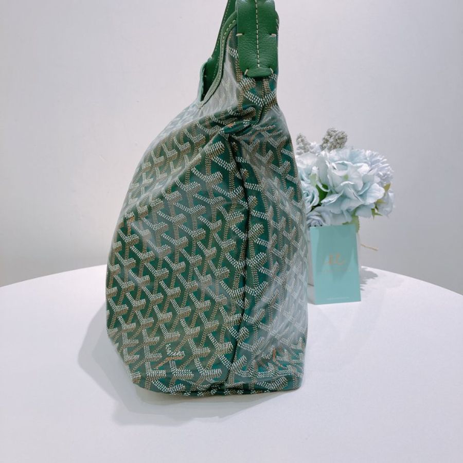 TW4891	Goyard 戈雅托特包 發財綠 Bohème Hobo Bag Green-3