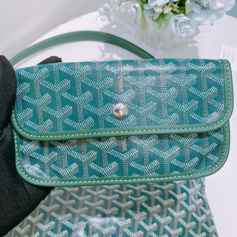 TW4891	Goyard 戈雅托特包 發財綠 Bohème Hobo Bag Green-12