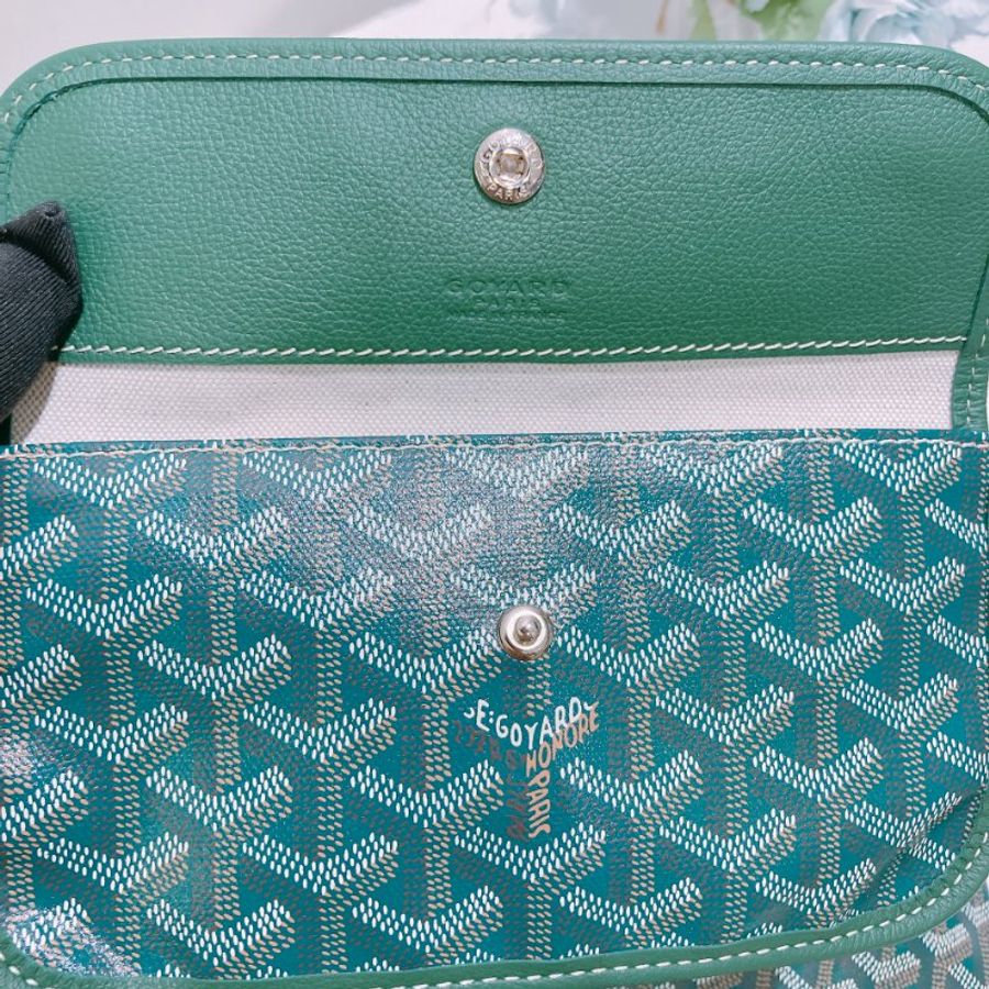TW4891	Goyard 戈雅托特包 發財綠 Bohème Hobo Bag Green-13