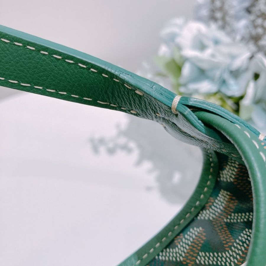 TW4891	Goyard 戈雅托特包 發財綠 Bohème Hobo Bag Green-17