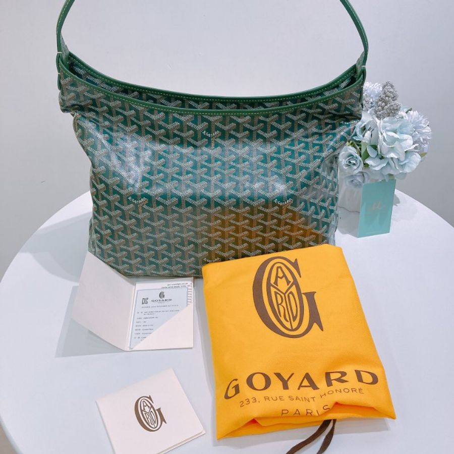 TW4891	Goyard 戈雅托特包 發財綠 Bohème Hobo Bag Green-19