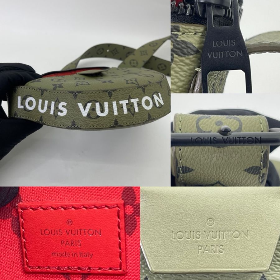 LV Moon經典綠色Monogram帆布半圓彎月斜背包M23838-10