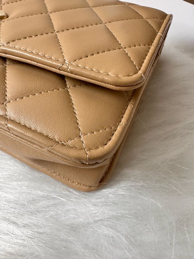 Chanel CHANEL 羊皮Trendy Wallet On Chain 鏈帶肩背-25
