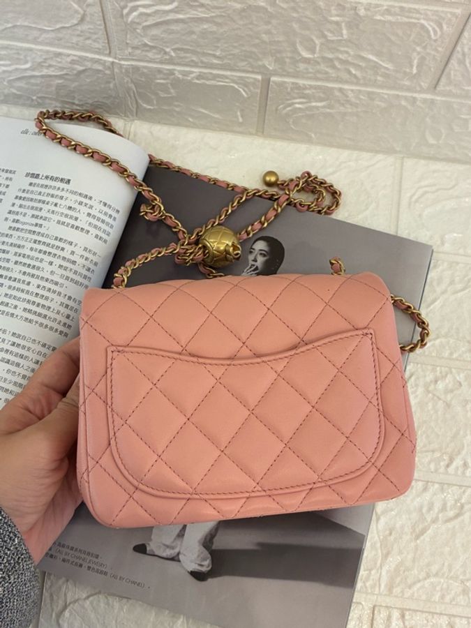 Chanel乾燥玫瑰粉金球方胖🎀-5