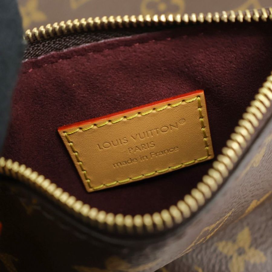 【LOUIS VUITTON LV 路易威登】棕色 原花帆布 All In BB 兩用包-8