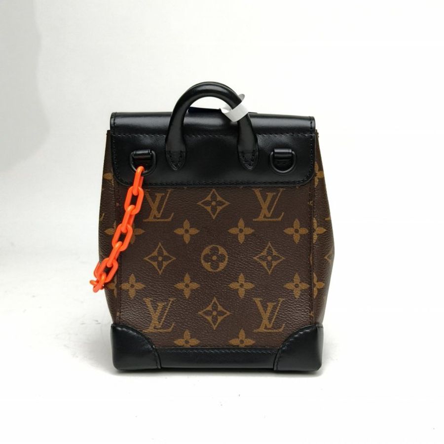 LOUIS VUITTON Steamer手袋Nano老花PVC2021稻草人肩背包-2