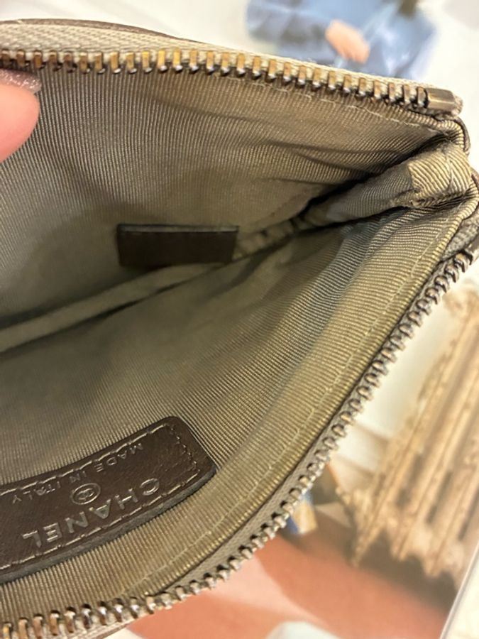 Chanel 滾邊卯釘一字零錢包👛-34