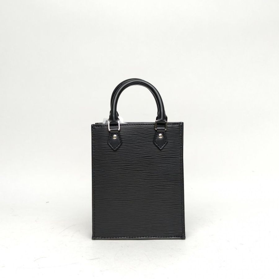 LOUIS VUITTON PETITSACPLAT琴譜包黑色水波紋牛皮肩背包-2