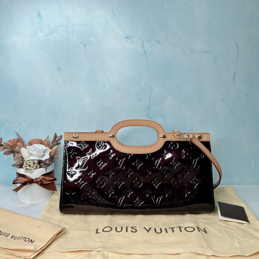 LV Vernis壓紋漆皮兩用包-0