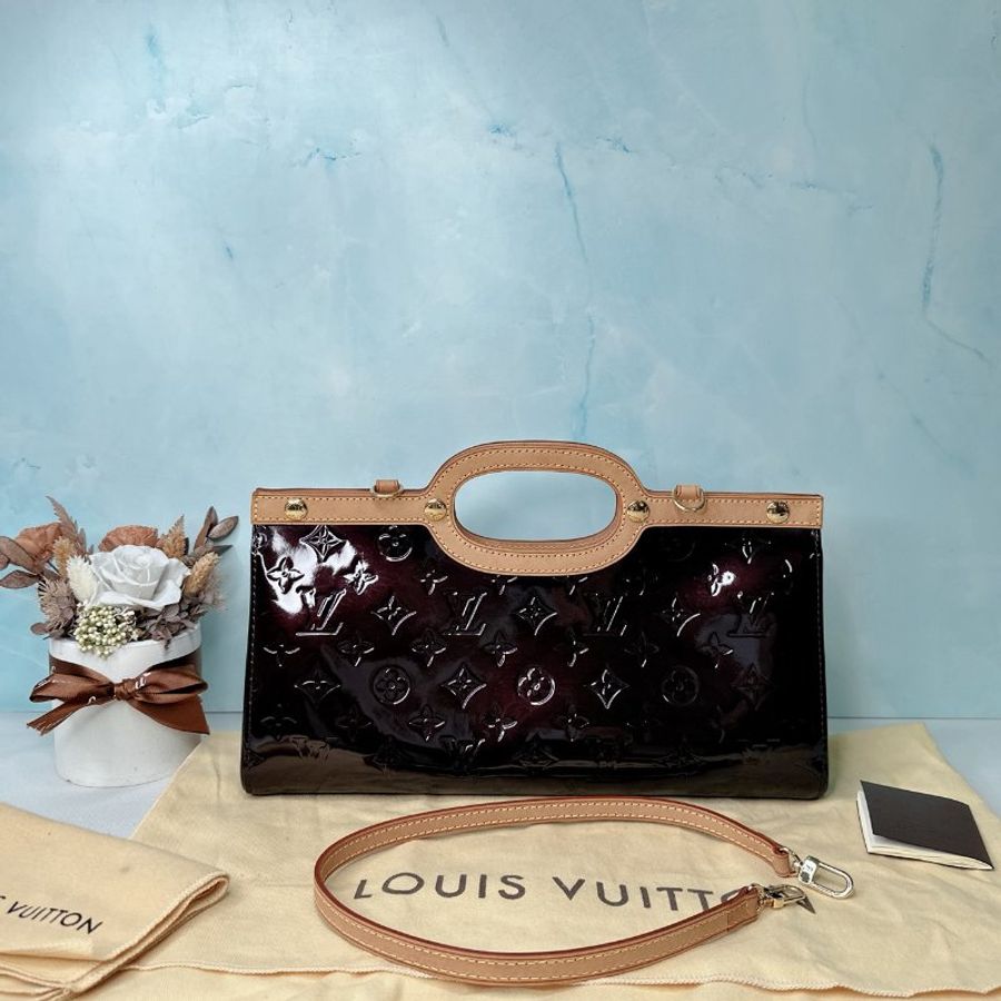 LV Vernis壓紋漆皮兩用包-1