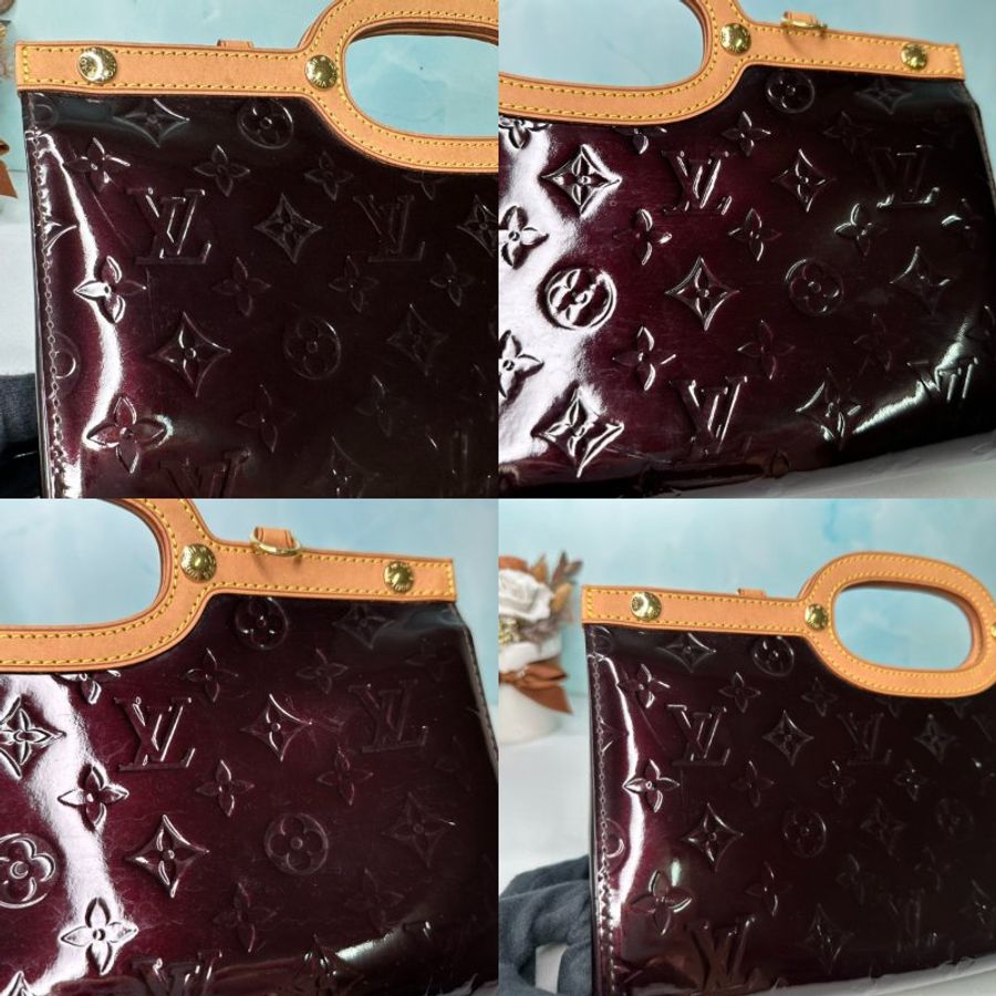 LV Vernis壓紋漆皮兩用包-5