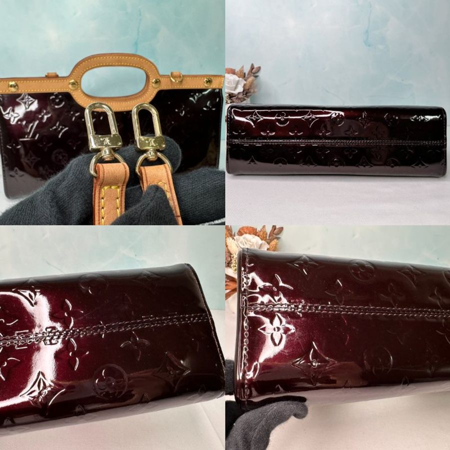 LV Vernis壓紋漆皮兩用包-6