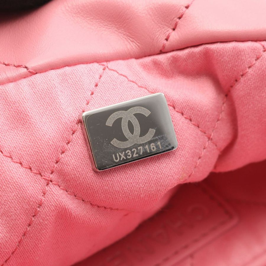 香奈兒 (CHANEL) Matelasse Chanel 22 小號鏈條肩背包 AS3260 皮革 粉紅色 二手 CC-4