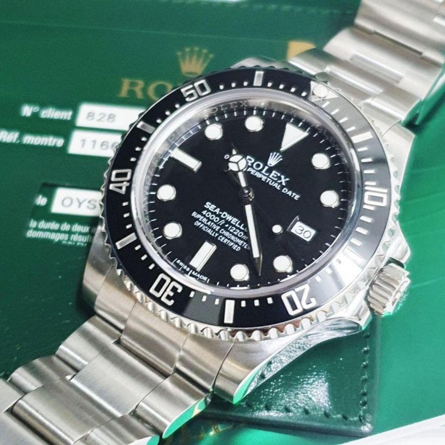 【大眾名錶】ROLEX 勞力士 116600 Sea-Dweller 2015/01全配件 短期數 陶瓷圈海使 大眾名錶L1301-4
