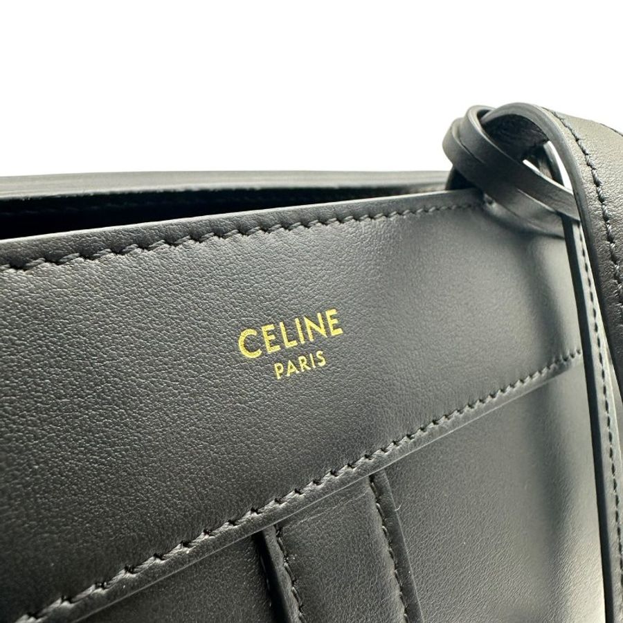 【美收精品】CELINE C-611 黑色牛皮手袋 【隔月月中將轉賣至日本 上架期限30天】-5
