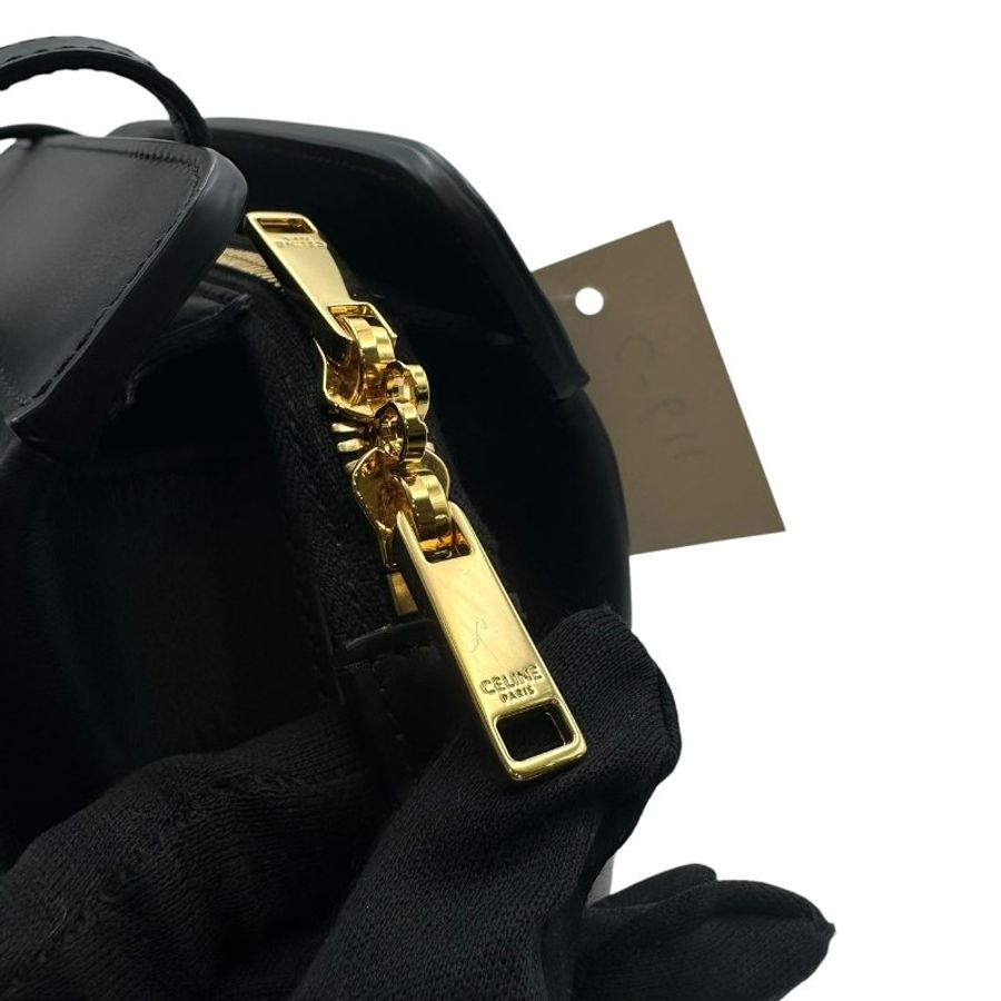 【美收精品】CELINE C-611 黑色牛皮手袋 【隔月月中將轉賣至日本 上架期限30天】-7