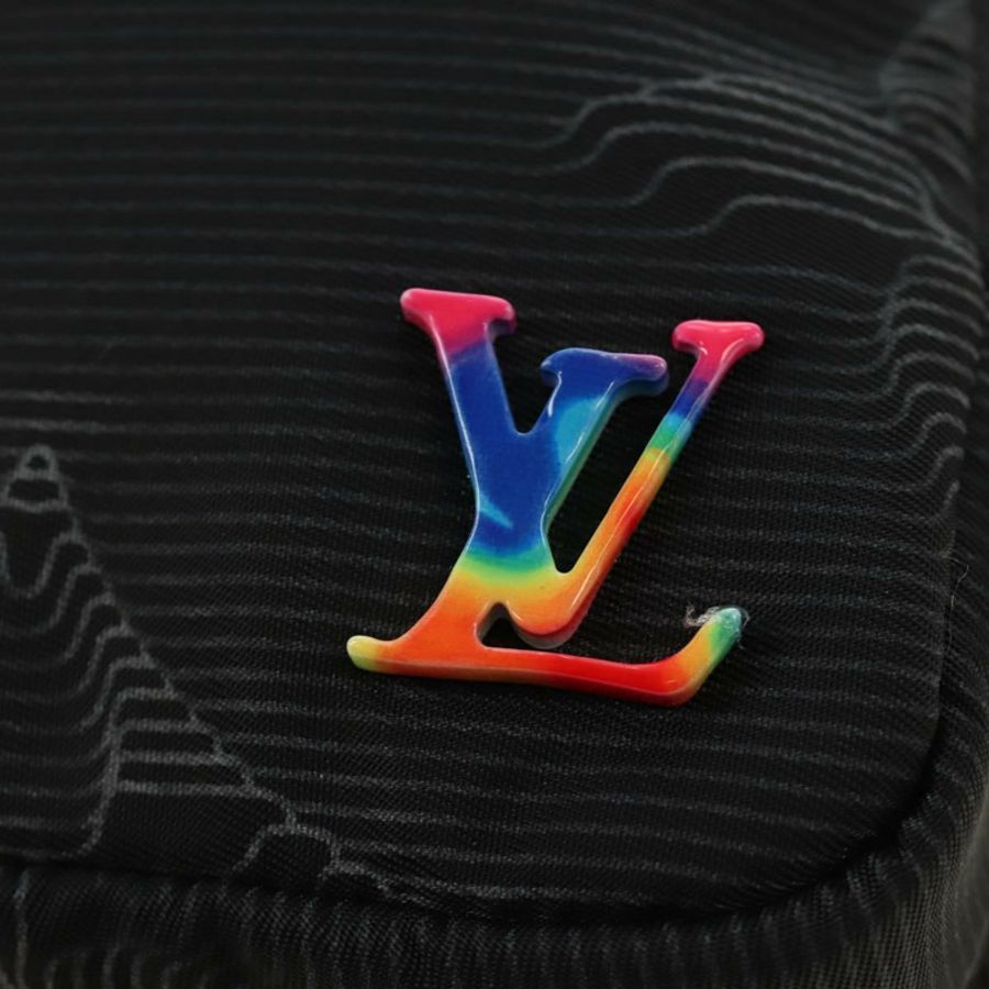 【日本直送】路易威登 3D Monogram 雙手機袋 黑色 M80141 LV 正品 183059M-18
