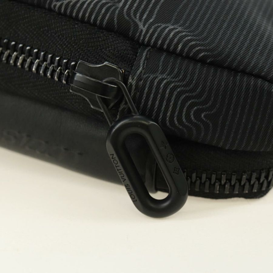 【日本直送】路易威登 3D Monogram 雙手機袋 黑色 M80141 LV 正品 183059M-19