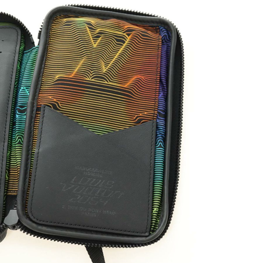 【日本直送】路易威登 3D Monogram 雙手機袋 黑色 M80141 LV 正品 183059M-25