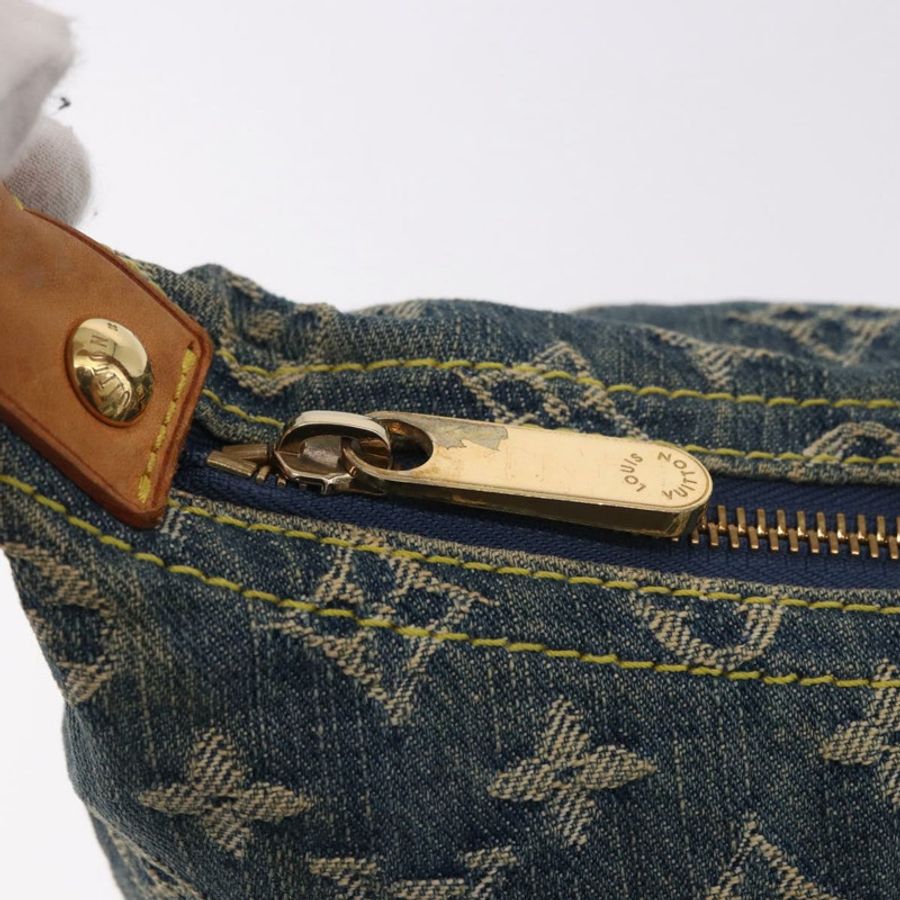 【日本直送】路易威登 Monogram Denim Buggy GM 肩背包 藍色 M95048 LV 正品 184988V-8