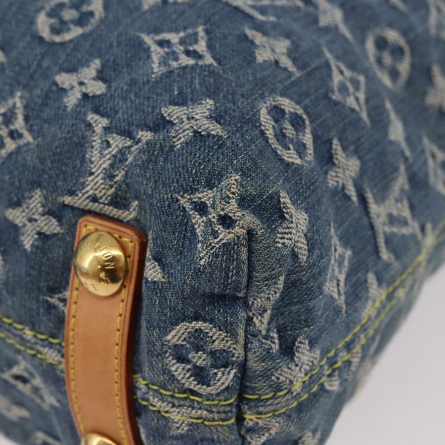 【日本直送】路易威登 Monogram Denim Buggy GM 肩背包 藍色 M95048 LV 正品 184988V-17