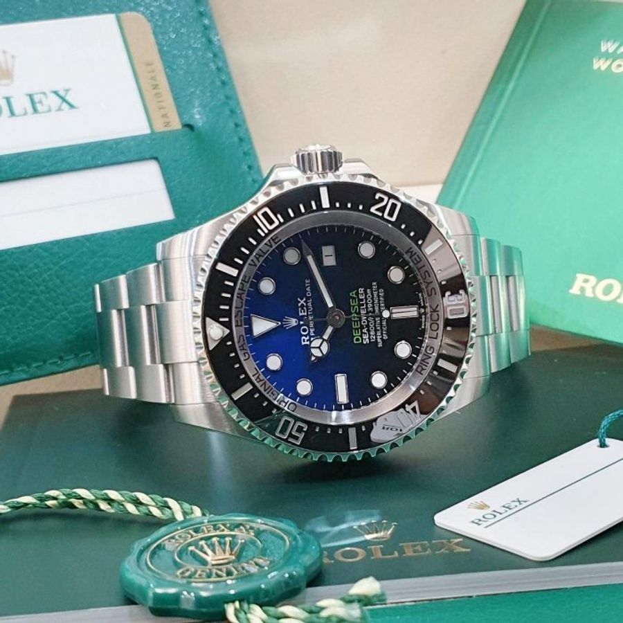 【大眾名錶】ROLEX 勞力士 126660 Deepsea 2019/01全配件 D-blue 漸層藍水鬼王 排氦氣閥 錶徑44mm 大眾名錶G220-2