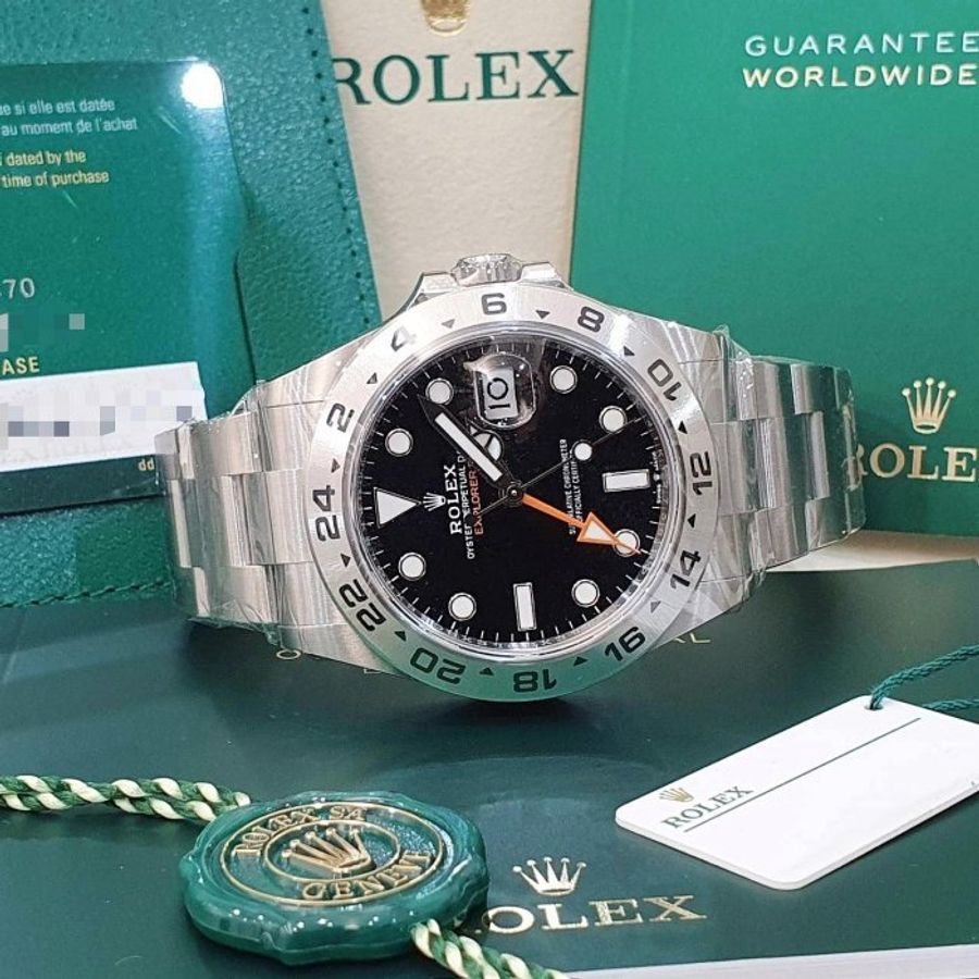 【大眾名錶】 ROLEX勞力士 226570 Explorer ll 新款黑探二 2026年全新品 大眾名錶B1136-1