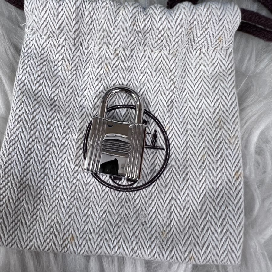 Hermes 75牛仔藍Togo皮銀釦Birkin30-34