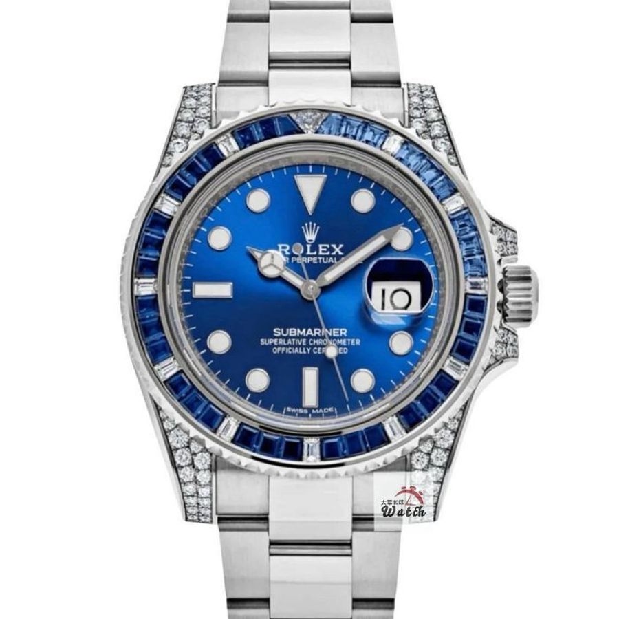 【大眾名錶】ROLEX勞力士 116610LN改116659SABR 精鑲藍寶石圈/鑽腳 2014 大眾名錶B1238-0