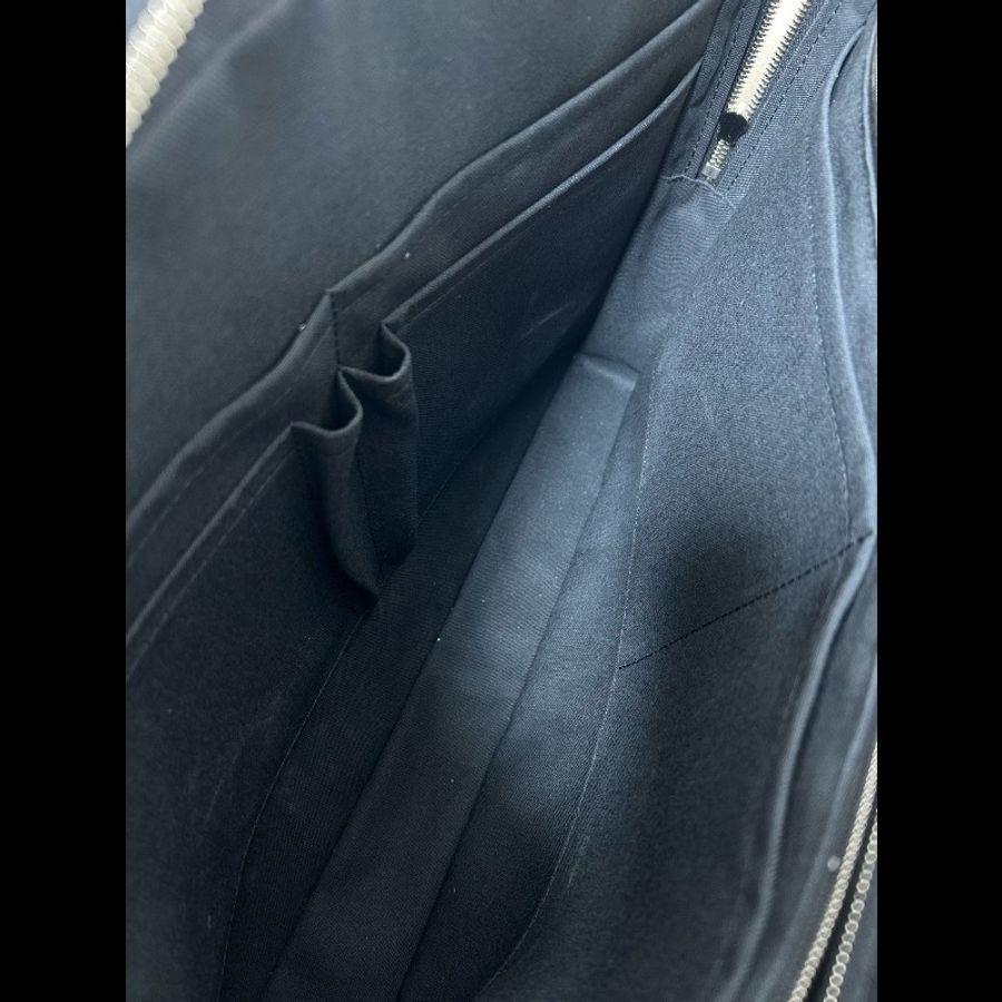 Louis Vuitton 黑色棋盤格經典棋盤格手提包電腦公事包-8